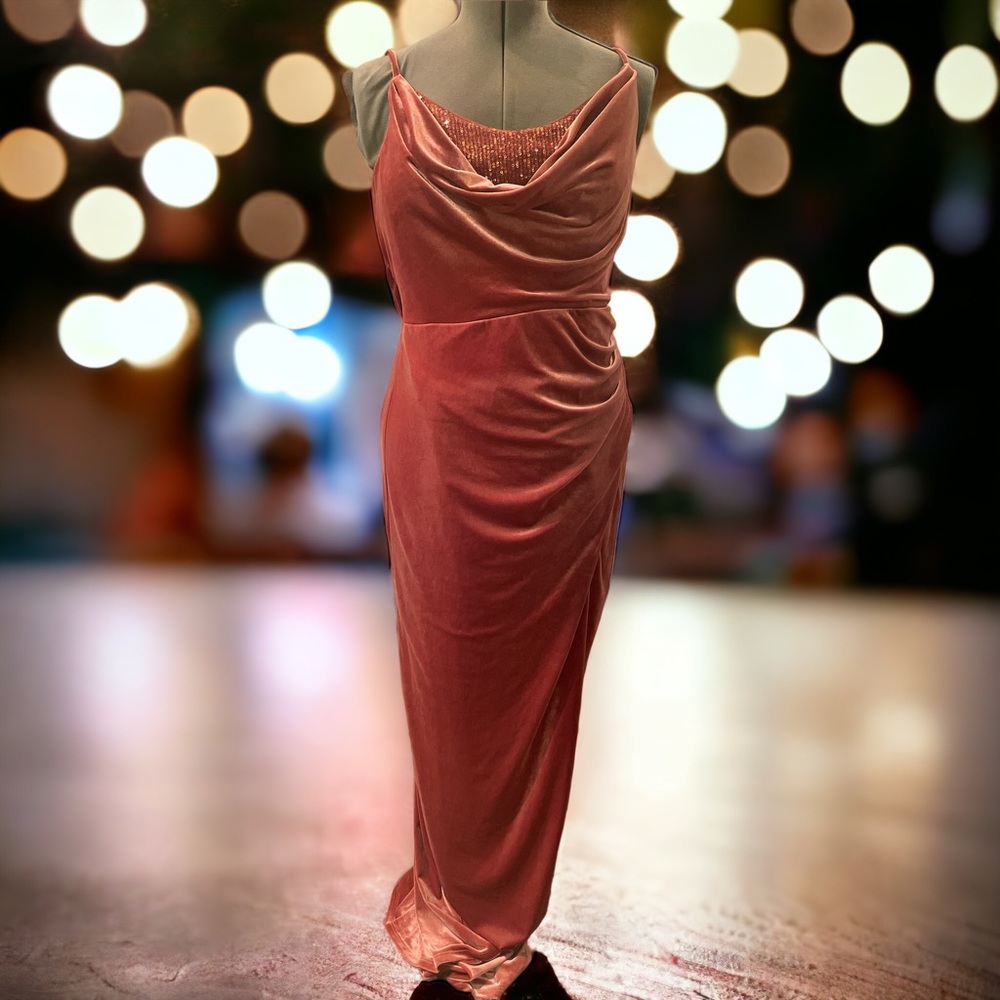 NWT BCBGMAXAZRIA Size L gown - Picture 1 of 5